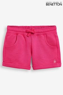Dunkelrosa - Benetton Mädchen Shorts aus Jersey (M04901) | 20 €