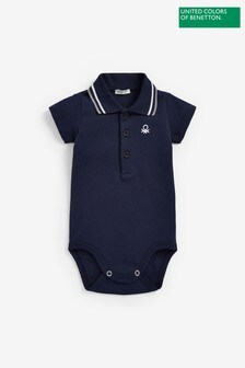 בגד גוף במראה חולצת פולו של Benetton 