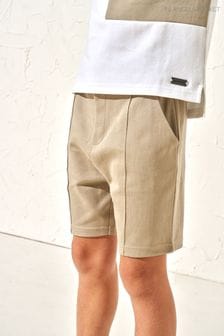 Angel & Rocket Green Kane Textured Smart Shorts (M05699) | OMR9 - OMR11