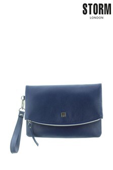 Storm Gabriella Leather 	Brown Clutch Black Bag (M05815) | $115