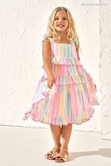 Angel & Rocket Pink Pinki Nola Multi Bright Stripe Dress (M05919) | 237 SAR - 266 SAR