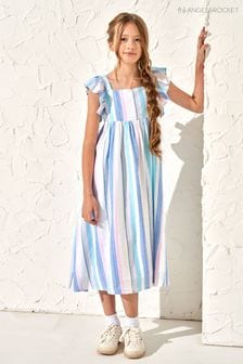 Angel & Rocket Maxine Blue Stripe Maxi Dress (M05935) | CA$82 - CA$92