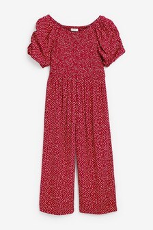 Heart Print Jumpsuit (3-16yrs)