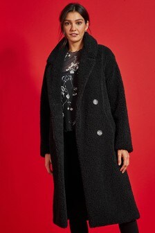 Longline Teddy Borg Coat