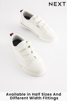 Bílá - Pásková obuv se snadným zapínáním (M06873) | 605 Kč - 875 Kč
