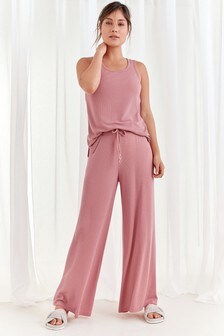 Pyjama caraco côtelé