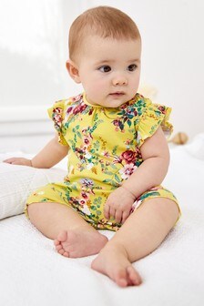 Barboteuse style t-shirt à imprimé simple (0 mois - 3 ans)