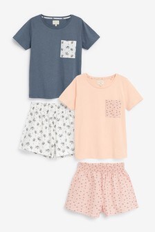 Cotton Blend Short Set 2 Pack