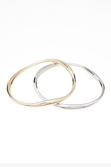 Organic Shape Bangles 2 Pack