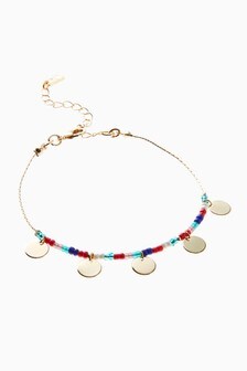 Colourful Beaded Anklet