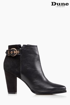Dune London Black Olla Buckle Detailed Heeled Ankle Boots (M09173) | 169 €