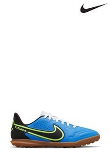 Синие детские футбольные бутсы Nike Tiempo Legend 9 Club Turf (M09532) | 1 423 грн