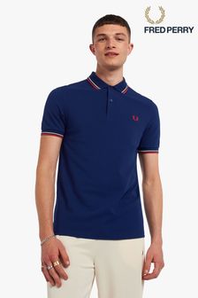 Fred Perry Mens Twin Tipped Polo Shirt (M09575) | SGD 100