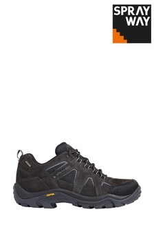 נעלי מגף נמוכות מעור עמידות בגשם HydroDRY דגם Cara של Sprayway בצבע שחור (M09863) | ‏373 ₪