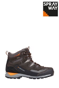 Sprayway Oxna Mid HydroDRY Waterproof Leather Grey Boot Shoes (M09868) | 74 €