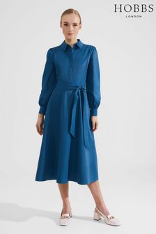 Hobbs Blue Petite Ivana Dress (M09909) | €190