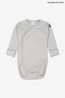 Polarn O. Pyret Organic Cotton Wraparound Bodysuit (M09936) | 19 €
