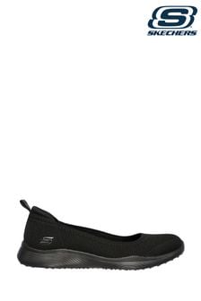 Skechers Black Microburst 2.0 Be Iconic Womens Wide Fit Trainers (M10009) | 47 €