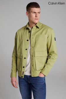 Zielona bluzka Calvin Klein z kieszenią z przodu (M10798) | 402 zł