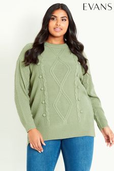 Evans Green Serendipity Cable Knit Sweater (M11175) | 48 €