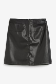 Faux Leather PU Mini Skirt