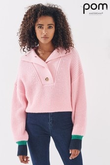 Pom Amsterdam Pullover, Pink (M11822) | 70 €