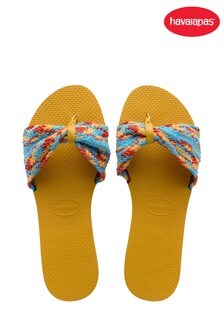 Havaianas Yellow You St Tropez Mesh Sandals