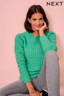 Green Next Cable Knitted Jumper (M12889) | €34.50