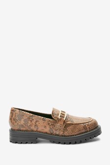 Snake Leather Trim Loafers (M13086) | 29 €