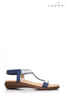 Lunar Blue Tancy Pearl Detail Sandals (M13965) | 47 €