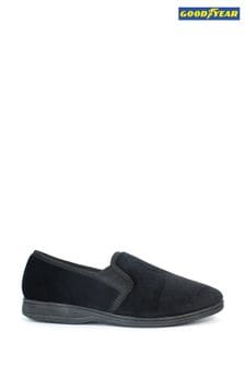 Goodyear Black Tamar Black Full Slip On Slippers (M13967) | $62