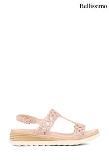 Bellissimo Pink Ladies Toe Post Sandals (M14162) | ₪ 140
