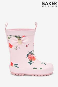 Baker by Ted Baker Pale Pink Floral Welly (M14586) | €28