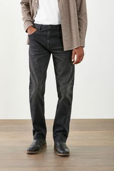 Vintage Black Straight Fit Authentic Stretch Jeans (M14588) | 744 UAH
