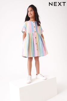 Rainbow Stripe Relaxed Dress (3-16yrs) (M14709) | €8.50 - €12