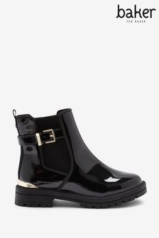 Baker by Ted Baker Black Buckle Chelsea Boots (M14760) | $126 - $131