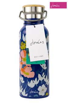 Joules Navy Blue Floral Water Bottle (M14822) | $33