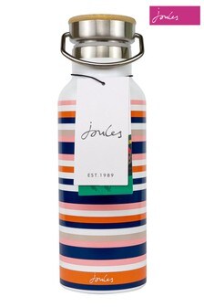 Joules Coral/Blue Striped Water Bottle (M14823) | $33