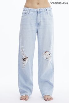 Calvin Klein Jeans 藍色90S直筒牛仔褲 (M14873) | NT$5,120