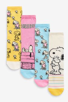 Bright Snoopy Ankle Socks 4 Pack (M15151) | $15