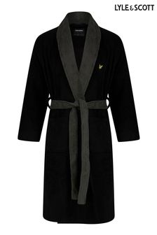 Czarny - Szlafrok Lyle & Scott Loungewear (M15555) | 410 zł