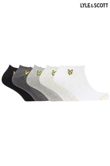 Набор из 5 пар спортивных носков (белые/др.) Lyle & Scott (M15592) | €27