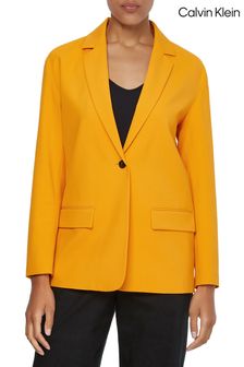 Calvin Klein Orange Relaxed Tailored Blazer (M15840) | $827
