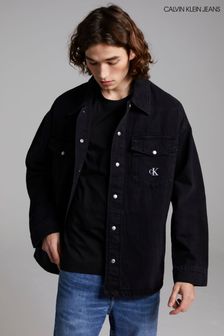 Calvin Klein Jeans Oversized Black Shirt Jacket (M16692) | SGD 169