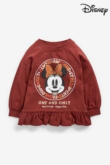  (M16782) | €16 - €19 Rosso Bacca - T-shirt rosso bacca con Minnie Mouse (3 mesi - 7 anni)