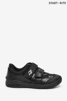 Start-Rite Rocket Black Leather School Shoes Standard Fit (M17991) | $82