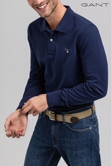 GANT Original Long Sleeve Rugger Polo Shirt (M18896) | $127