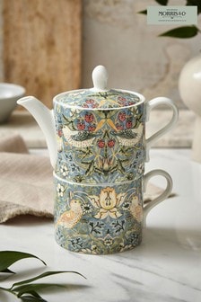 Morris & Co. Blue Strawberry Thief Tea For One (M19435) | €57