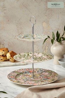 Morris & Co. Pink Strawberry Thief 3 Tier Cake Stand (M19436) | 74 €
