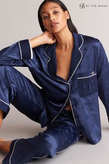 B by Ted Baker Satin Jacquard Button Through Pyjamas (M20007) | 71 €